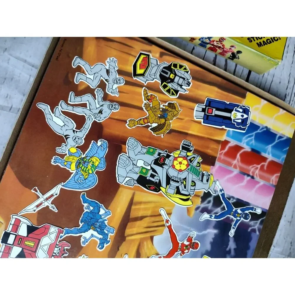 Mighty Morphin Power Rangers Colorforms 1993 Deluxe Play Set - Picture 9 of 9